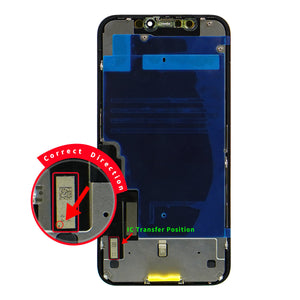 (ACE) InCell LCD Assembly for iPhone 11 - Black (Steel Plate Pre-installed)