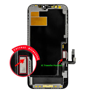 (MP+) FHD+ OLED Assembly for iPhone 12 / 12 Pro - Black (Top Quality)