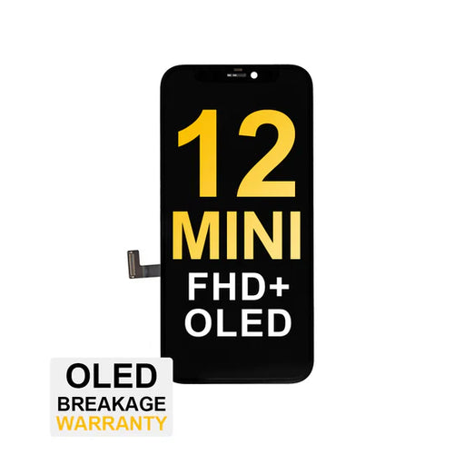 (MP+) FHD+ OLED Assembly for iPhone 12 Mini - Black (Top Quality)