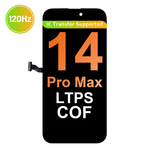 (AM Pro - COF) LTPS InCell LCD Assembly for iPhone 14 Pro Max - Black (120 Hz)