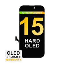 Load image into Gallery viewer, (MP+) FHD+ Hard OLED  Screen Assembly for iPhone 15 - Black (Top Quality)
