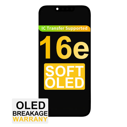 (MP+) Soft OLED Assembly for iPhone 16e - Black