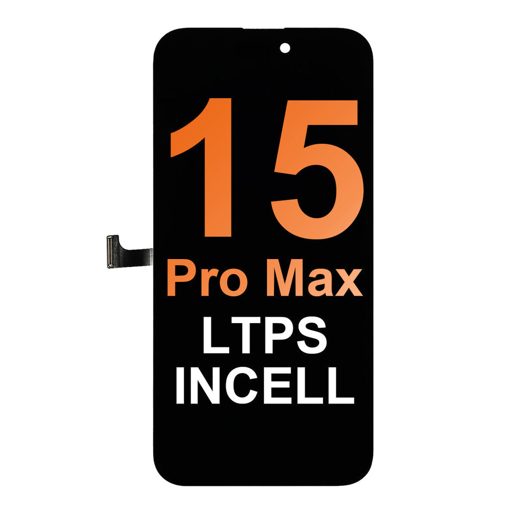 (AM Pro) LTPS InCell LCD Assembly for iPhone 15 Pro Max - Black