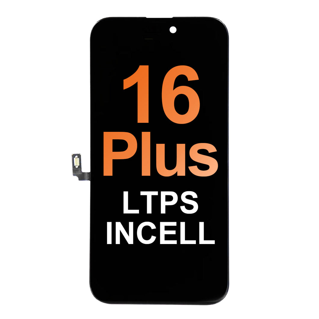 (AM Pro) LTPS InCell LCD Assembly for iPhone 16 Plus - Black