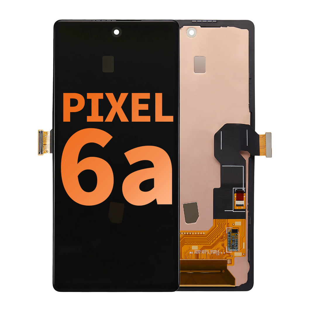 Aftermarket Pro OLED Assembly with Frame for Google Pixel 6a (Without Finger Print Sensor)