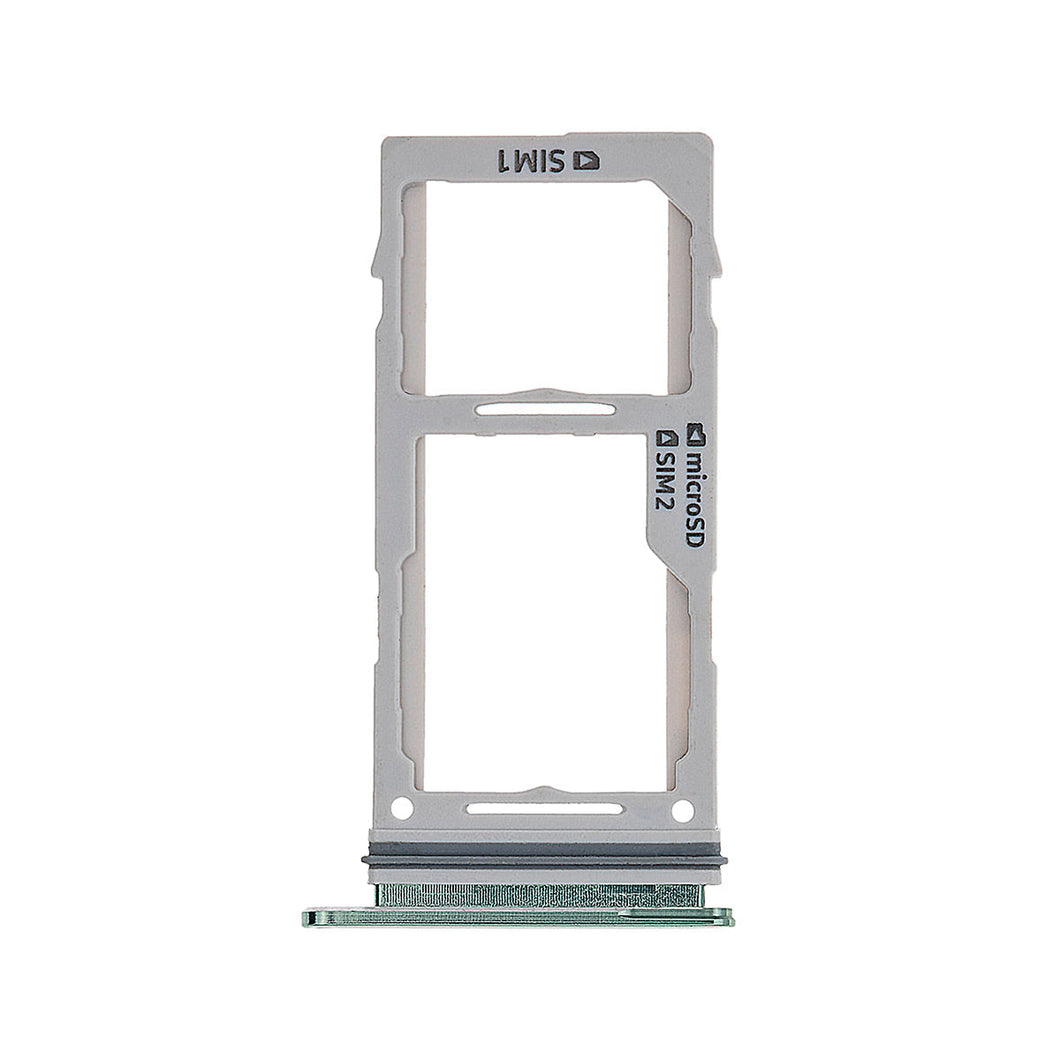 Dual Sim Card Tray for Samsung Galaxy S10 / S10 Plus / S10e - Prism Green