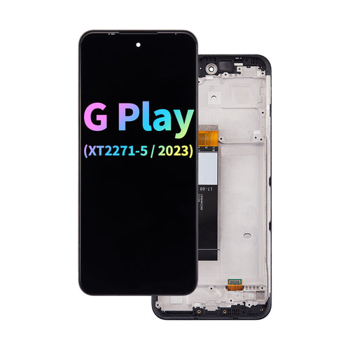 FOG LCD Assembly with Frame for Moto G Play (XT2271-5 / 2023)