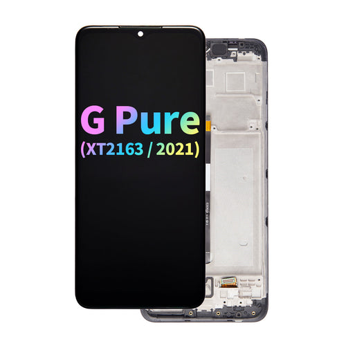 FOG LCD Assembly with Frame for Moto G Pure (XT2163 / 2021)