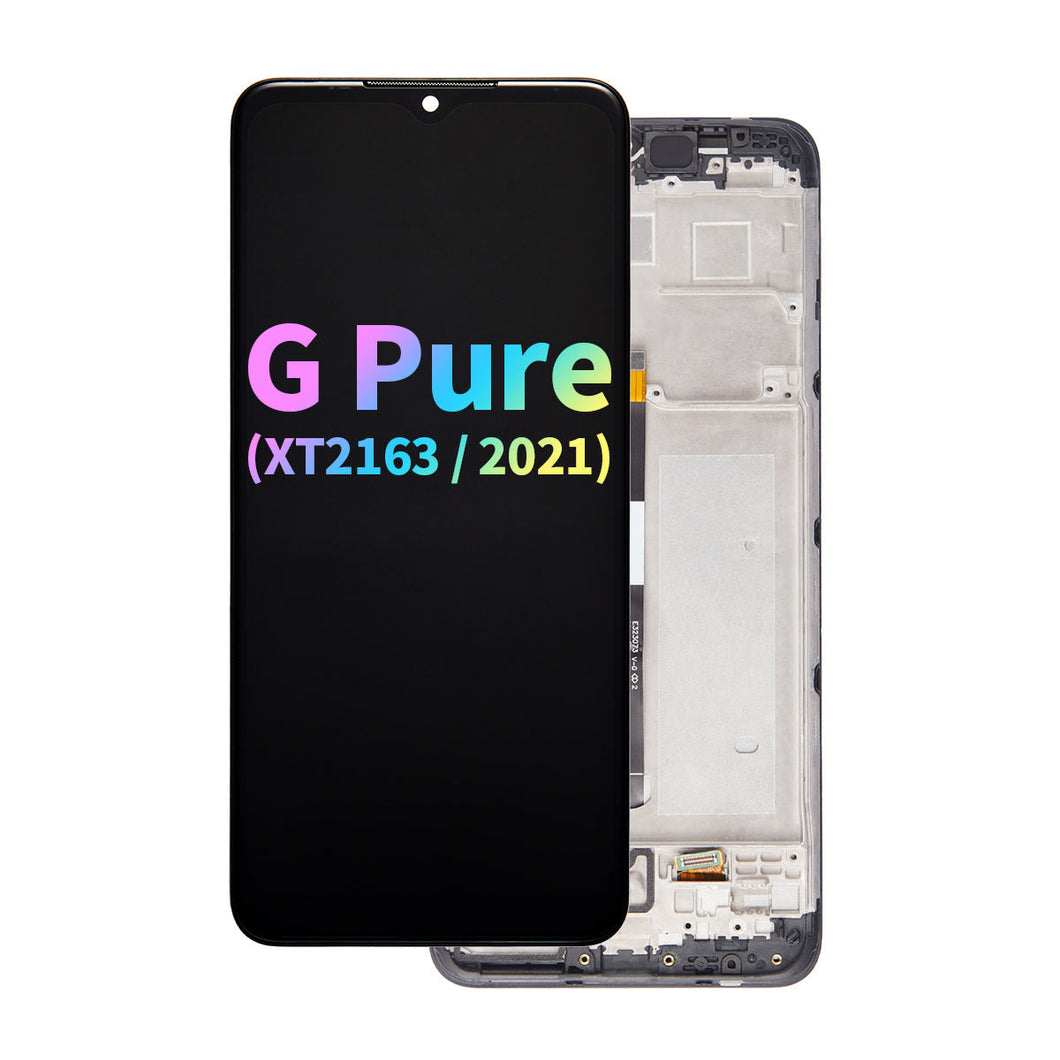 FOG LCD Assembly with Frame for Moto G Pure (XT2163 / 2021)