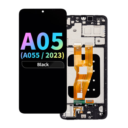 FOG LCD Assembly with Frame for Samsung Galaxy A05 (A055 / 2023) - Black