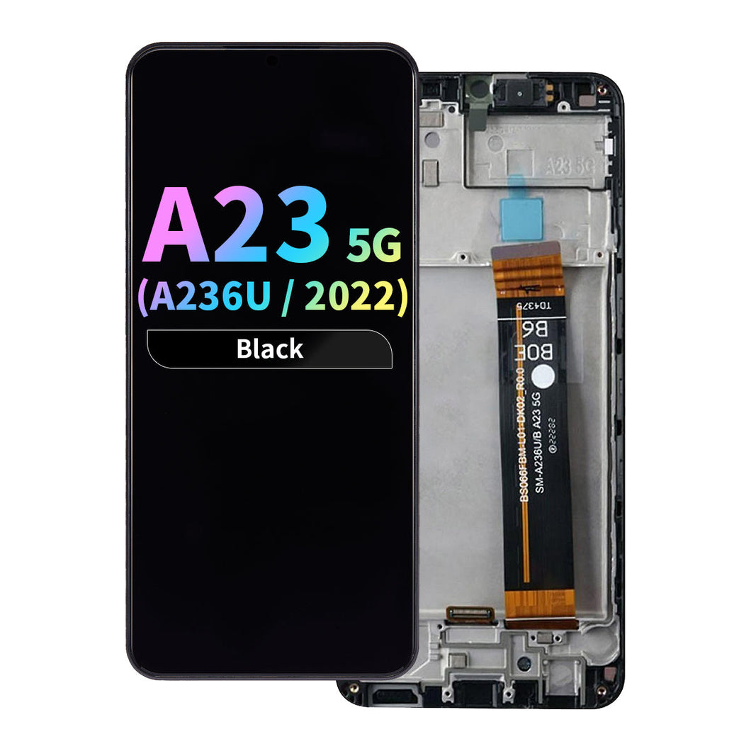 FOG LCD Assembly with Frame for Samsung Galaxy A23 5G (A236U / 2022) (US Version) - Black