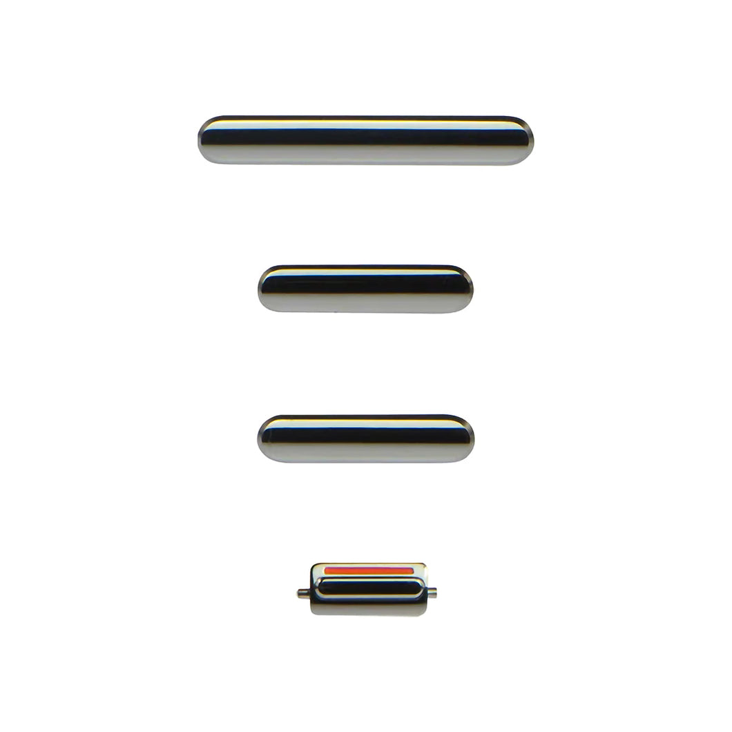 Hard Buttons (Power + Volume + Switch) for iPhone 11 Pro / 11 Pro Max - Silver