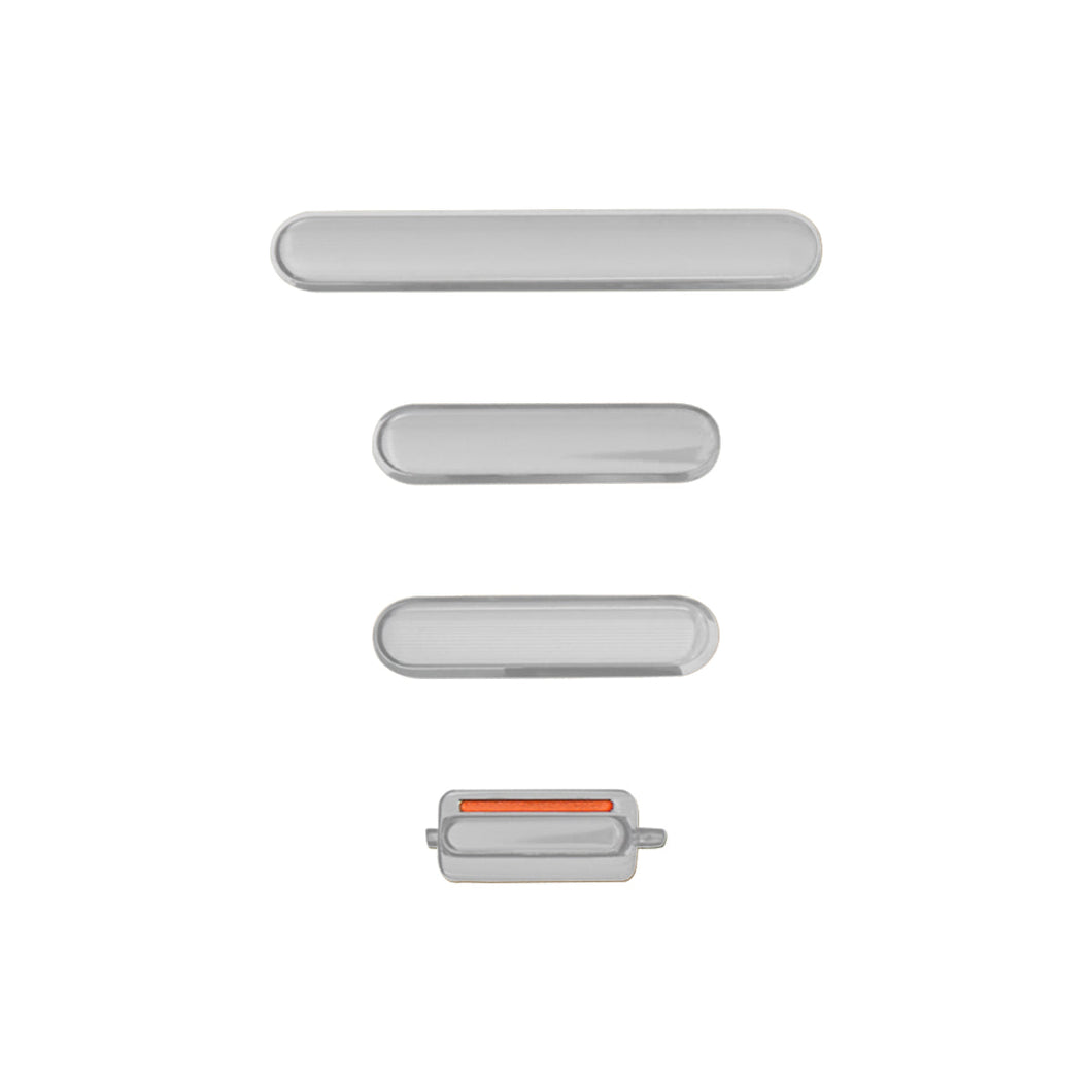 Hard Buttons (Power + Volume + Switch) for iPhone XS / XS Max - Silver