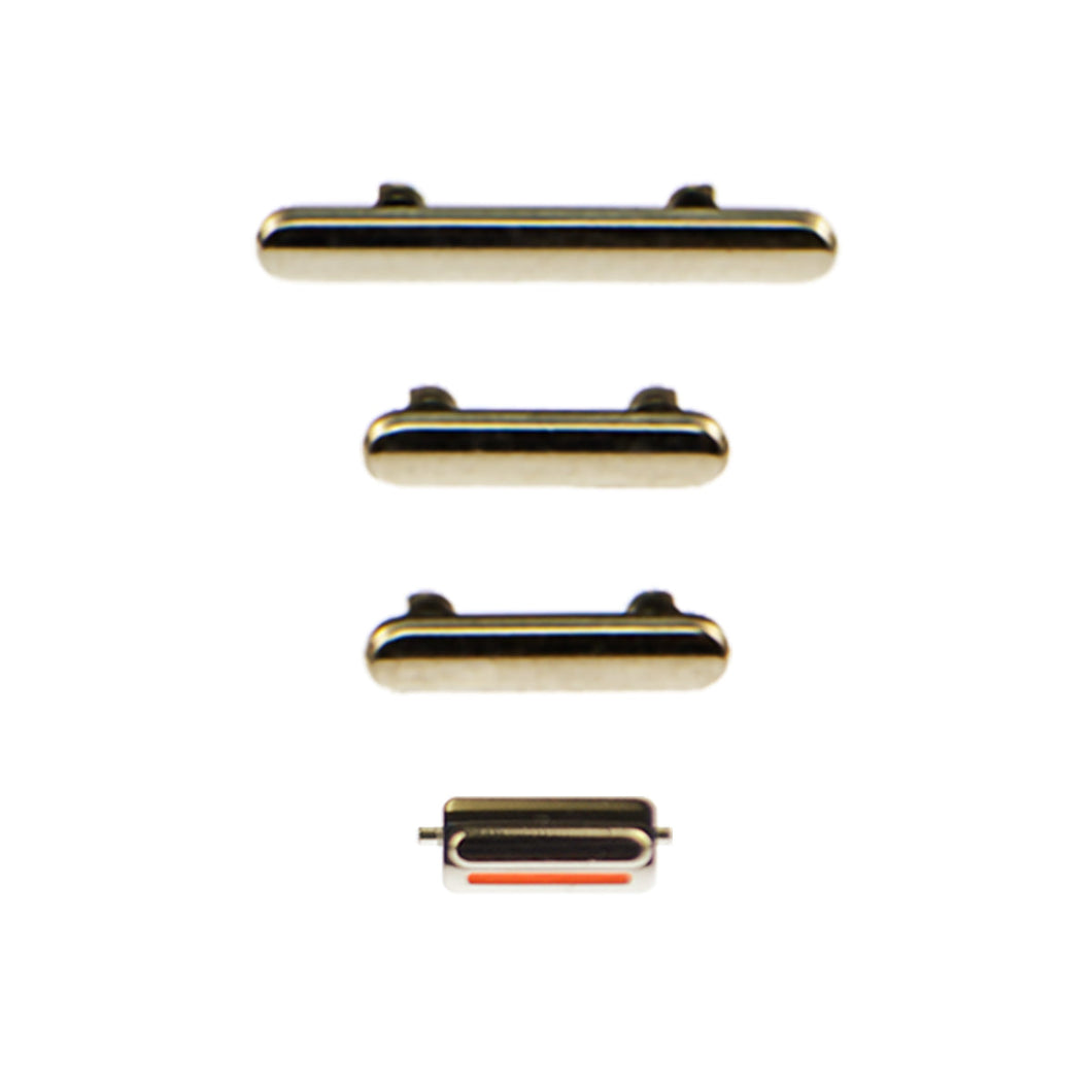 Hard Buttons (Power + Volume + Switch) for iPhone X - Gold