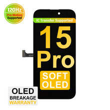 Load image into Gallery viewer, (MP+) Soft OLED  Screen Assembly for iPhone 15 Pro - Black (120 Hz)