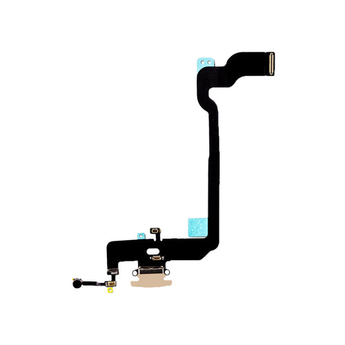 Premium Charging Port Flex Cable for iPhone XS - Gold