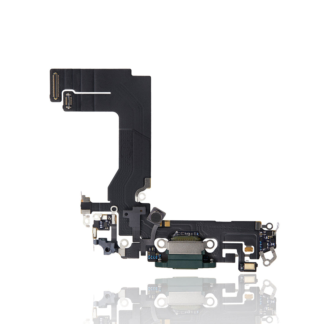 Premium Charging Port Flex Cable for iPhone 13 Mini - Green
