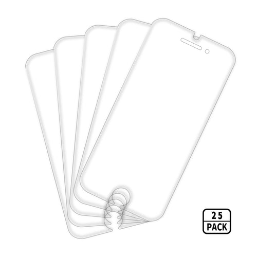 Tempered Glass for iPhone 6¬¨‚Ä†Plus / 6S Plus / 7 Plus / 8 Plus - Clear (25 Pack)