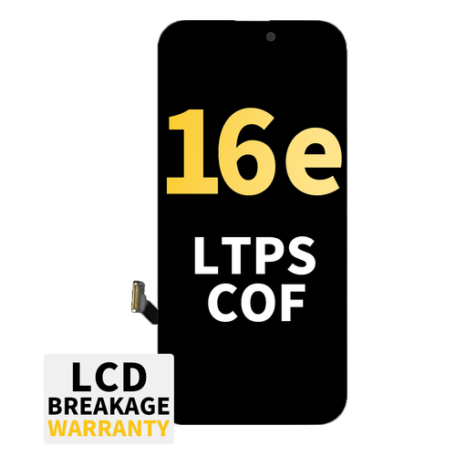 (MP+ COF) LTPS InCell LCD Assembly for iPhone 16e - Black